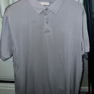 PGA Tour Gray Polo Shirt Classic Style